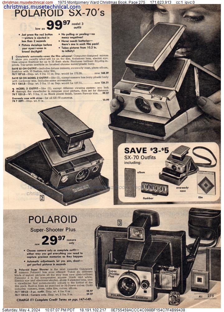 1975 Montgomery Ward Christmas Book, Page 275