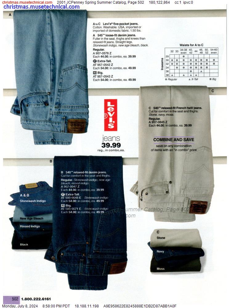 2001 JCPenney Spring Summer Catalog, Page 502