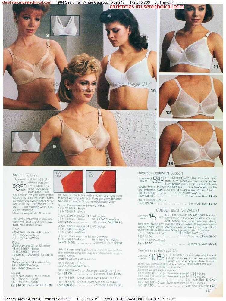 1984 Sears Fall Winter Catalog, Page 217