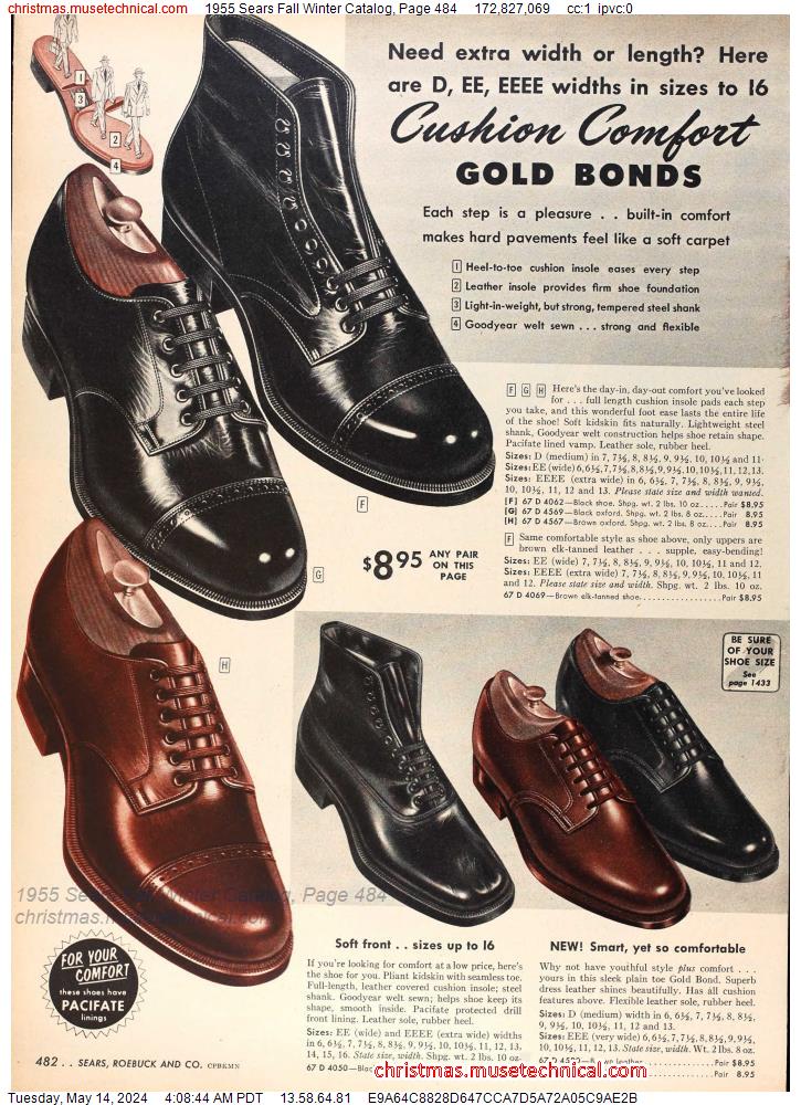 1955 Sears Fall Winter Catalog, Page 484