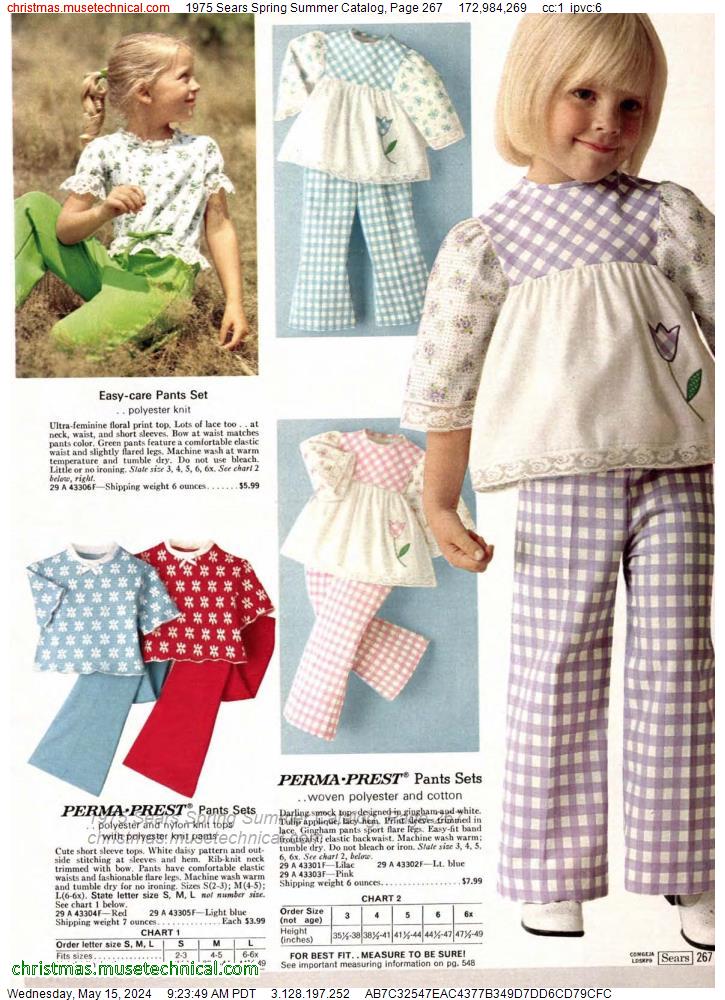 1975 Sears Spring Summer Catalog, Page 267