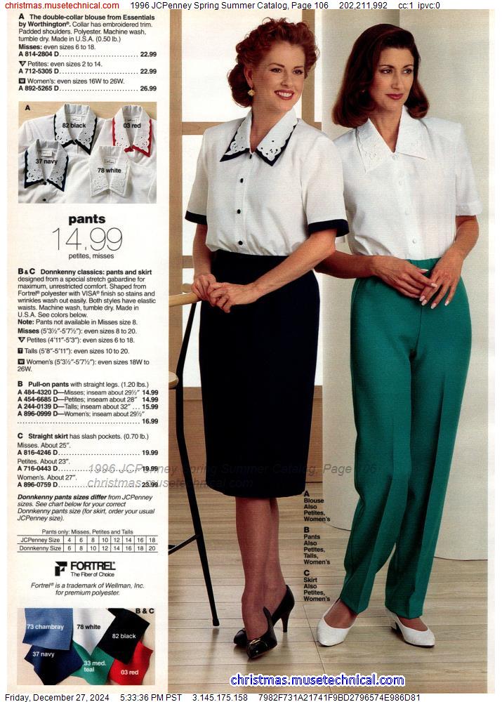 1996 JCPenney Spring Summer Catalog, Page 106