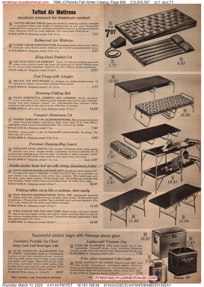 1966 JCPenney Fall Winter Catalog, Page 699