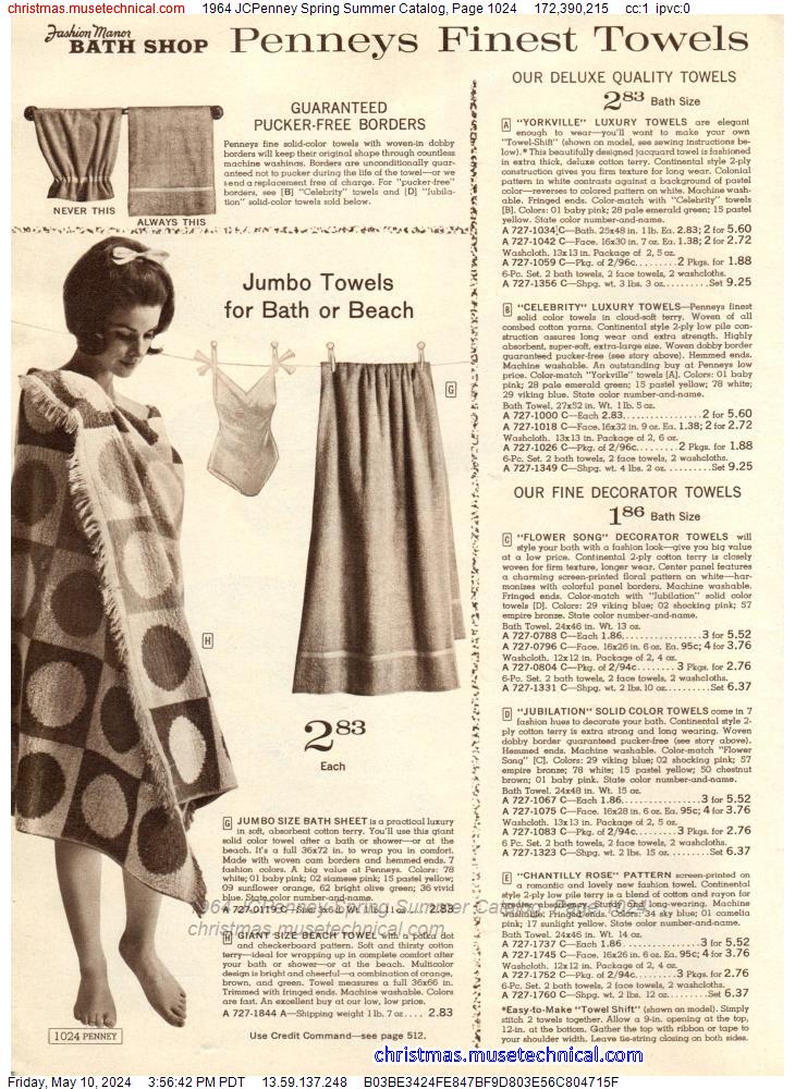 1964 JCPenney Spring Summer Catalog, Page 1024