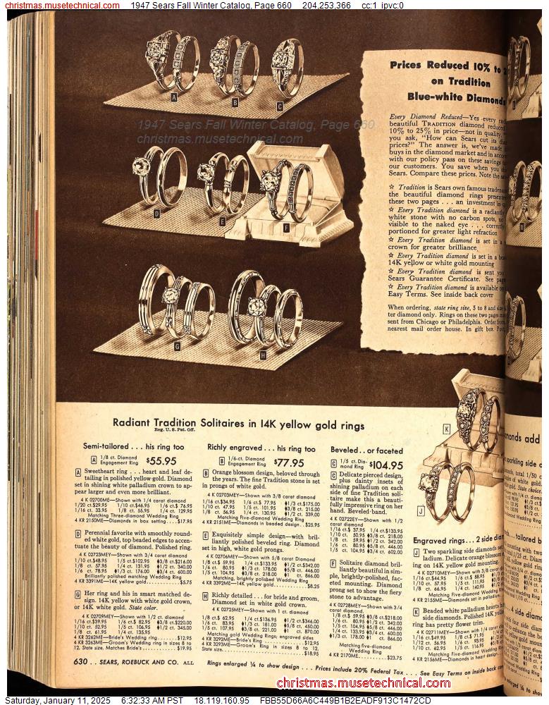 1947 Sears Fall Winter Catalog, Page 660