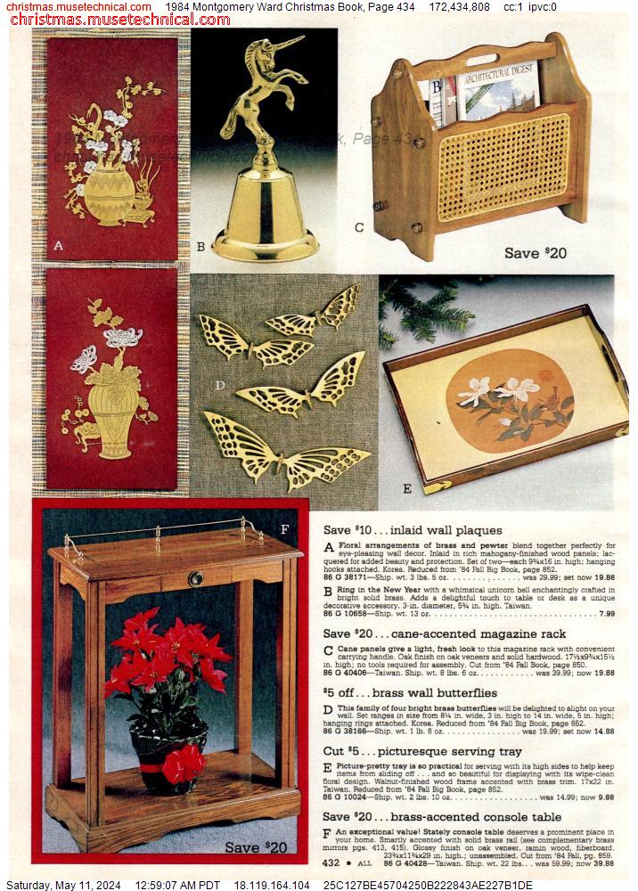 1984 Montgomery Ward Christmas Book, Page 434