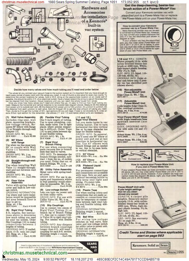 1980 Sears Spring Summer Catalog, Page 1051