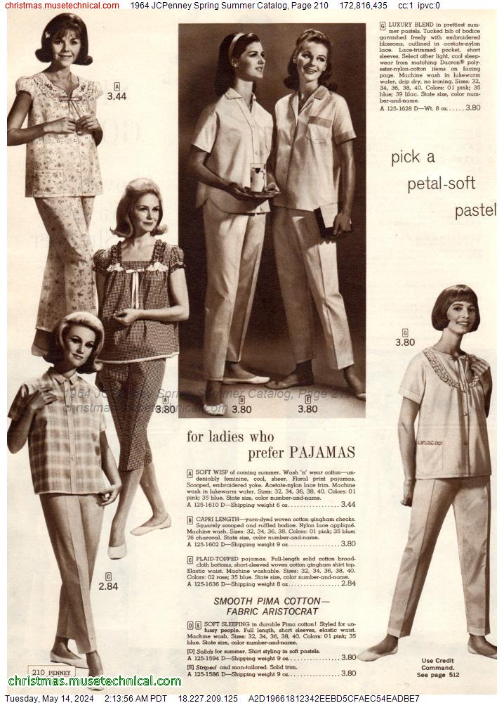1964 JCPenney Spring Summer Catalog, Page 210