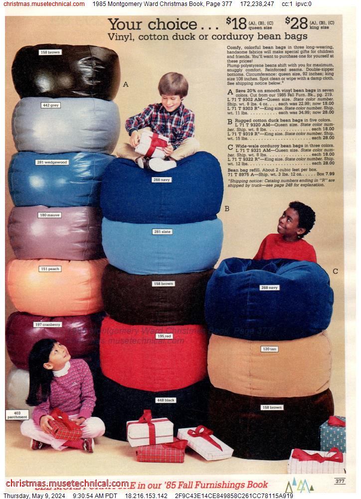 1985 Montgomery Ward Christmas Book, Page 377