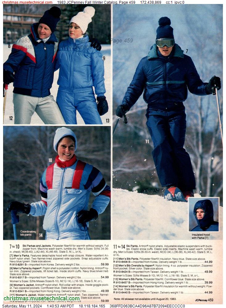 1983 JCPenney Fall Winter Catalog, Page 459