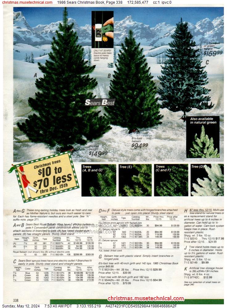 1986 Sears Christmas Book, Page 338
