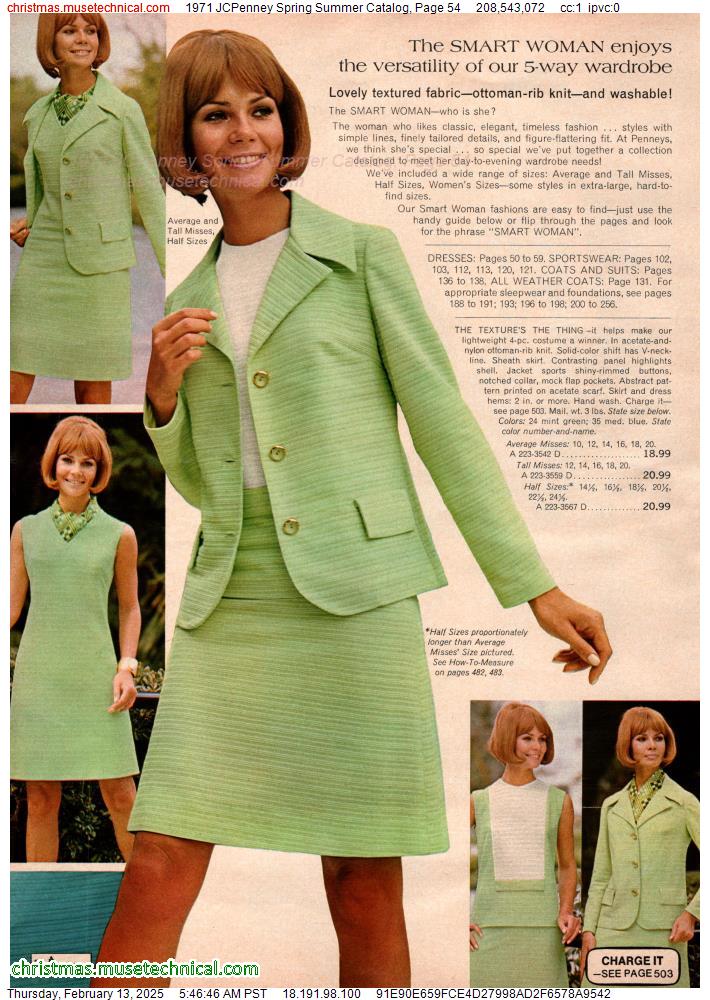 1971 JCPenney Spring Summer Catalog, Page 54