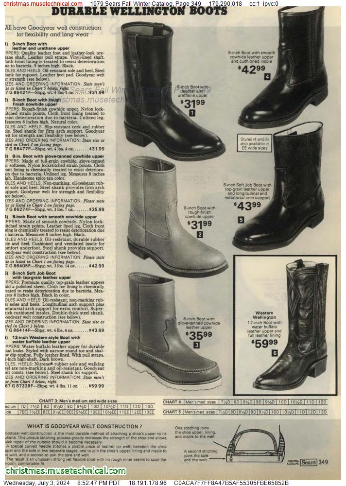 1979 Sears Fall Winter Catalog, Page 349