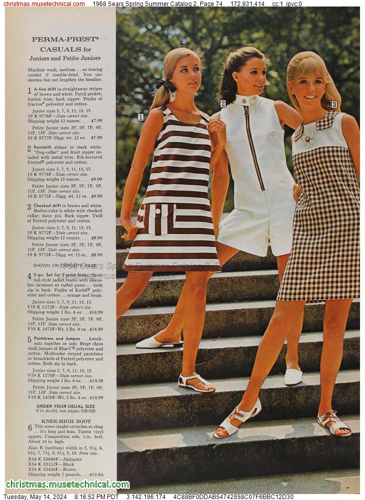1968 Sears Spring Summer Catalog 2, Page 74