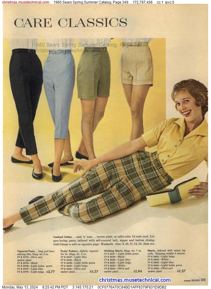 1960 Sears Spring Summer Catalog, Page 349
