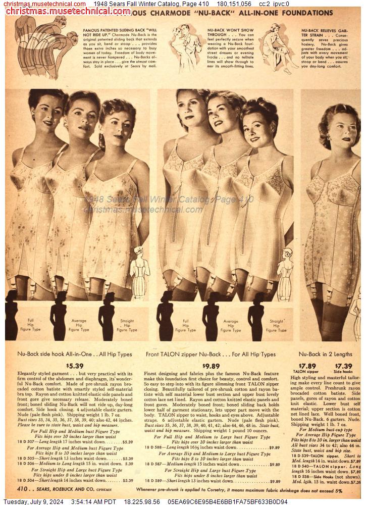 1948 Sears Fall Winter Catalog, Page 410