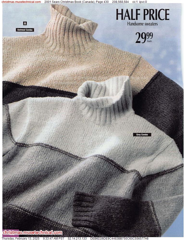 2001 Sears Christmas Book (Canada), Page 430