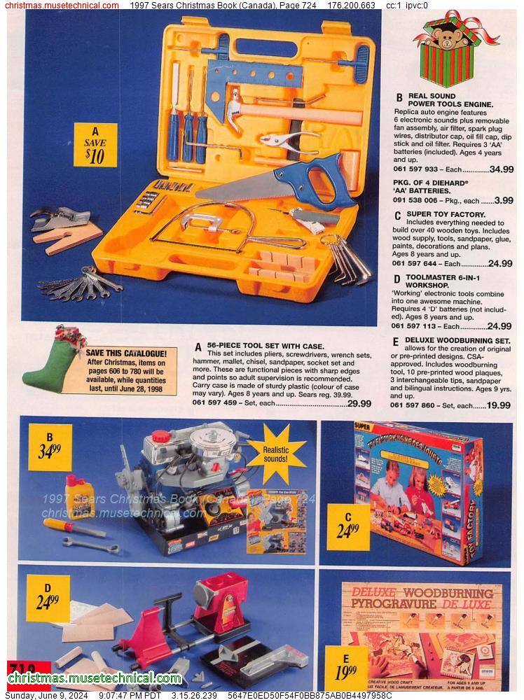 1997 Sears Christmas Book (Canada), Page 724