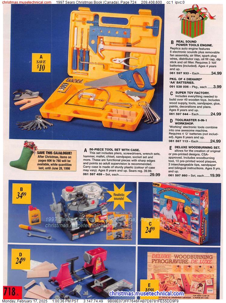 1997 Sears Christmas Book (Canada), Page 724