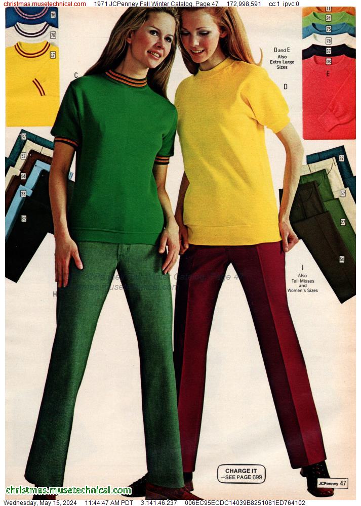 1971 JCPenney Fall Winter Catalog, Page 47