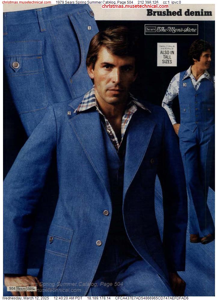 1979 Sears Spring Summer Catalog, Page 504