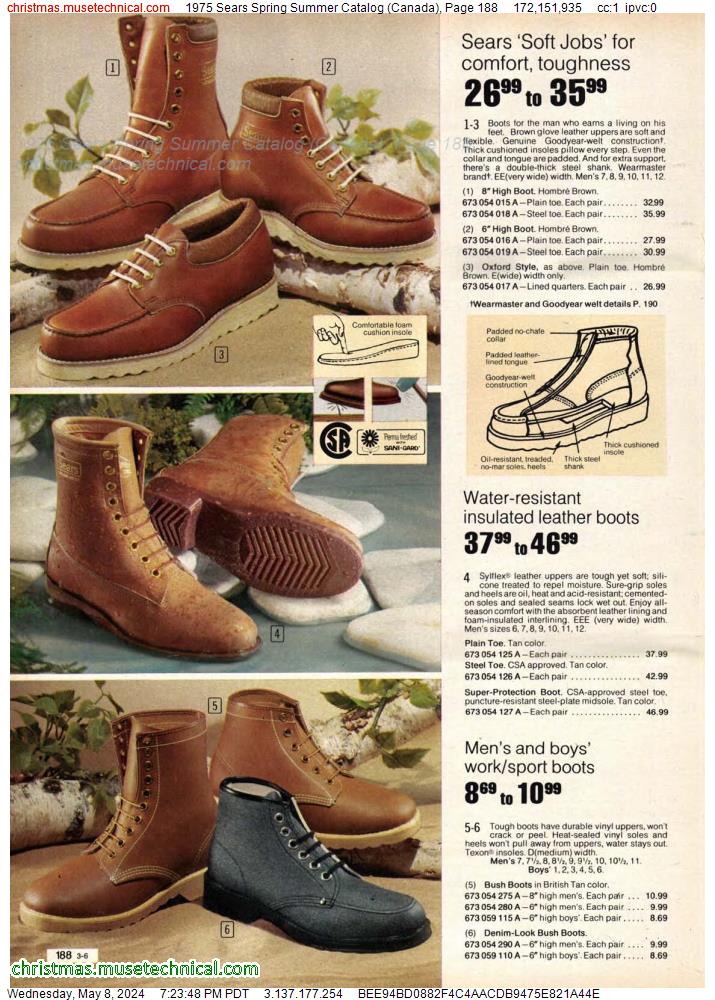 1975 Sears Spring Summer Catalog (Canada), Page 188