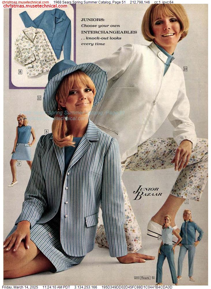 1968 Sears Spring Summer Catalog, Page 51