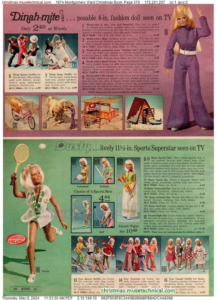 1974 Montgomery Ward Christmas Book, Page 370