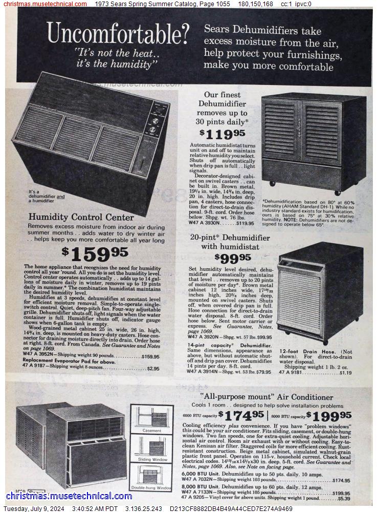 1973 Sears Spring Summer Catalog, Page 1055