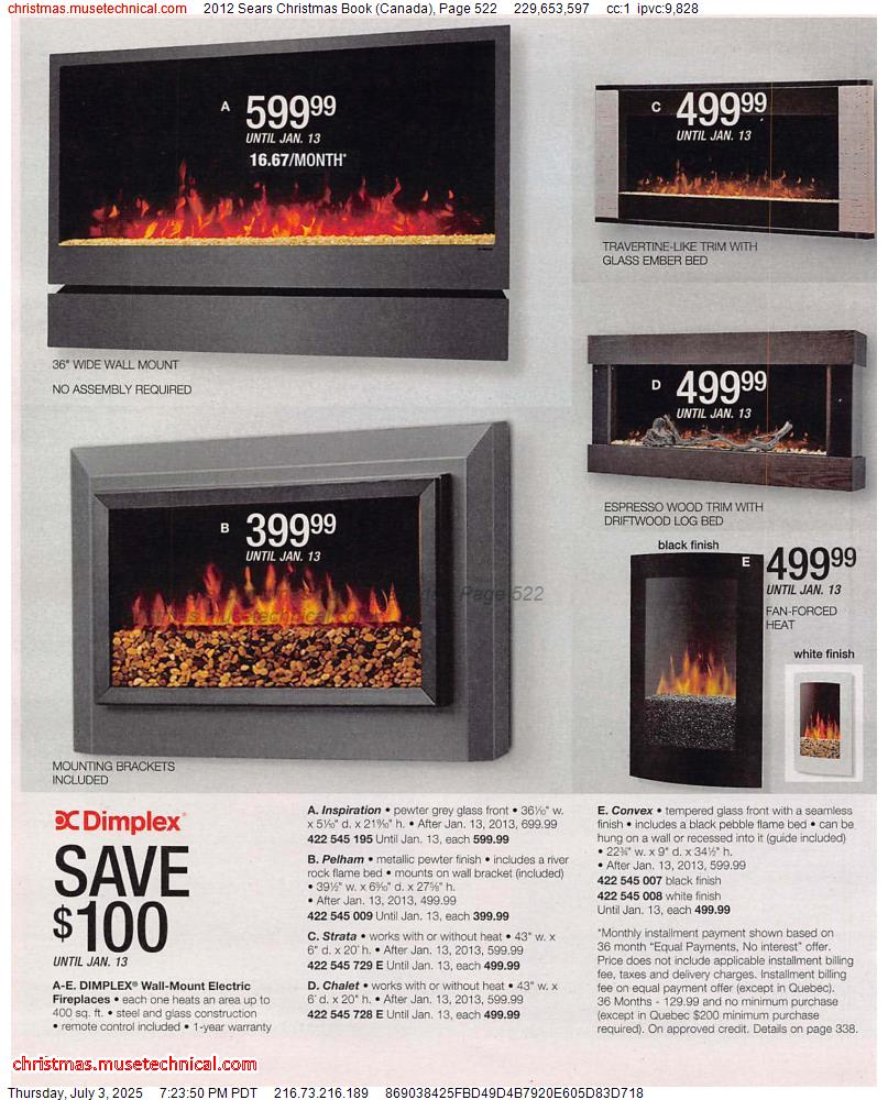 2012 Sears Christmas Book (Canada), Page 522