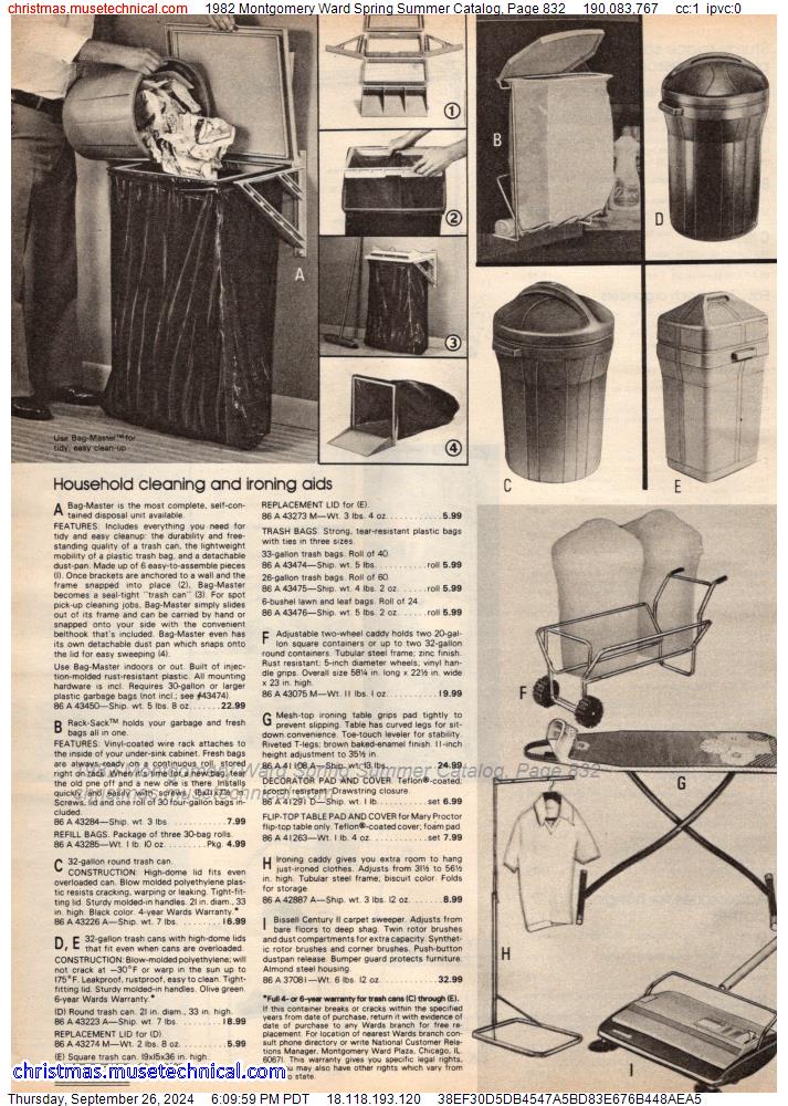 1982 Montgomery Ward Spring Summer Catalog, Page 832