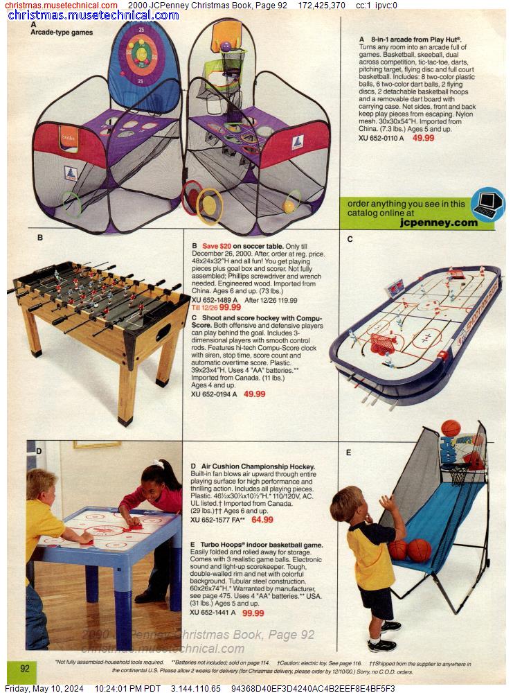 2000 JCPenney Christmas Book, Page 92