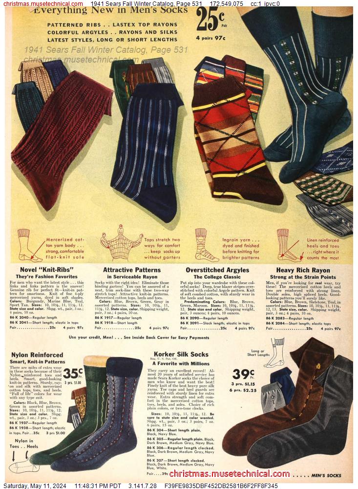 1941 Sears Fall Winter Catalog, Page 531