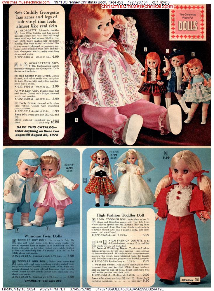 1971 JCPenney Christmas Book, Page 453