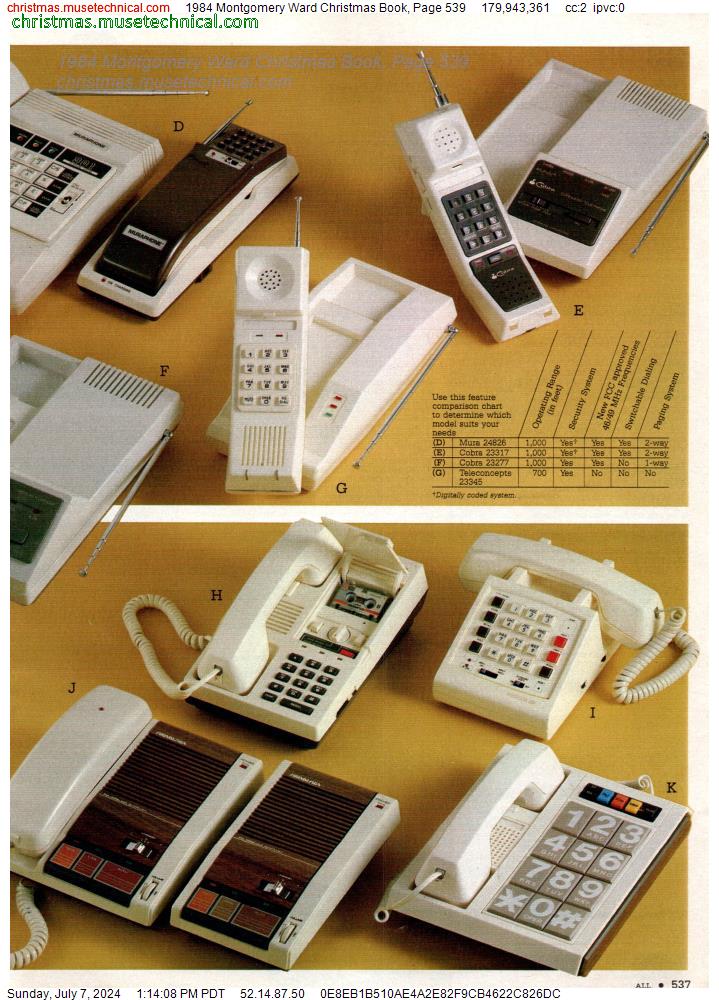 1984 Montgomery Ward Christmas Book, Page 539