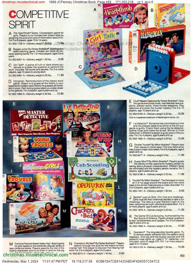 1989 JCPenney Christmas Book, Page 459