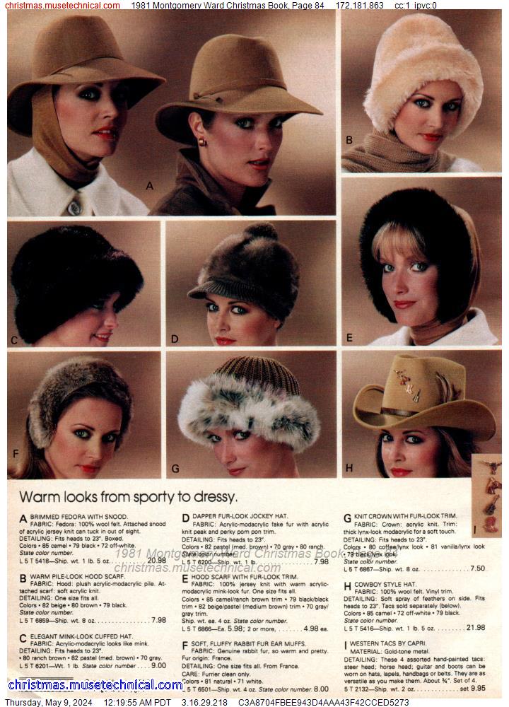 1981 Montgomery Ward Christmas Book, Page 84