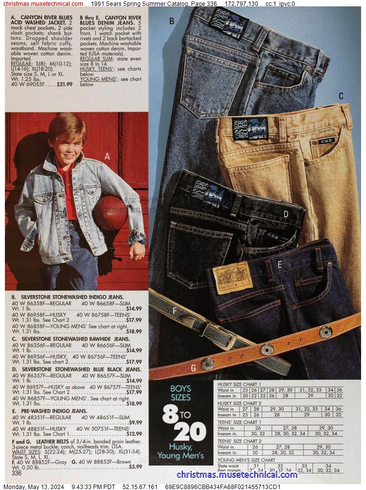 1991 Sears Spring Summer Catalog, Page 336