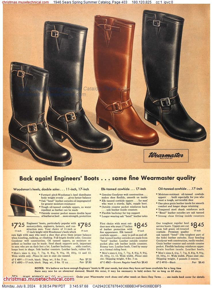 1946 Sears Spring Summer Catalog, Page 403