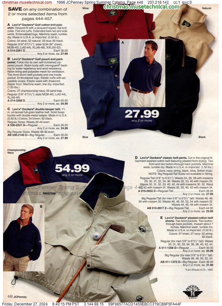 1996 JCPenney Spring Summer Catalog, Page 448