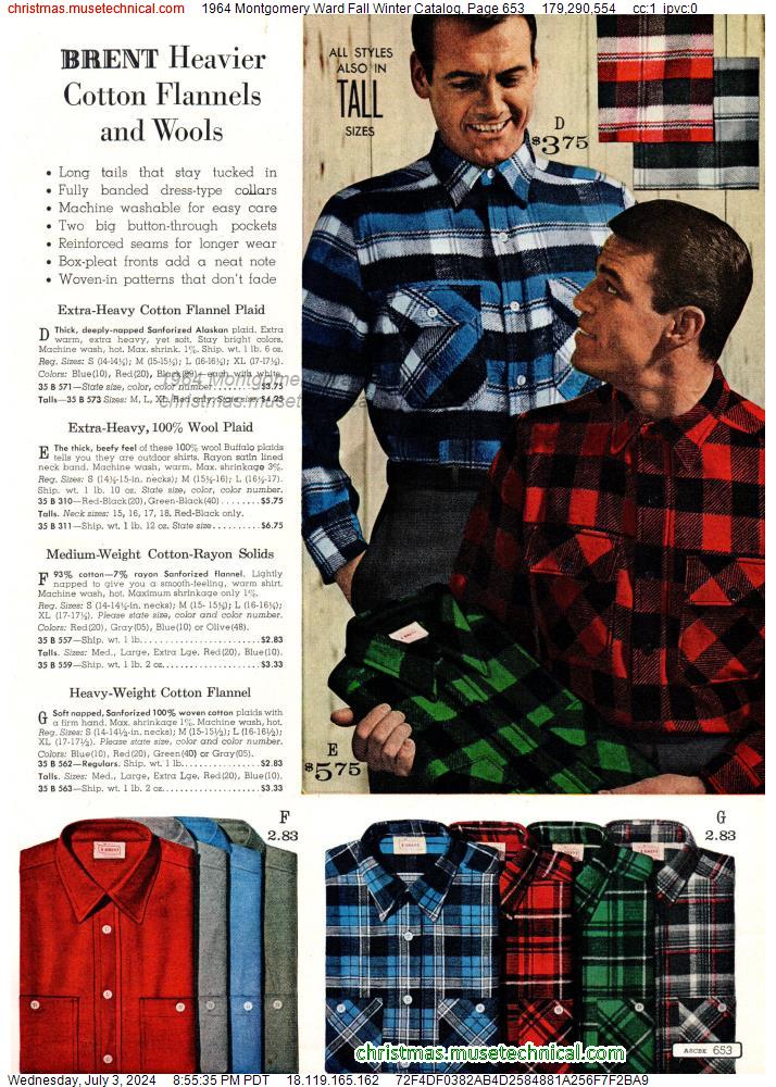 1964 Montgomery Ward Fall Winter Catalog, Page 653