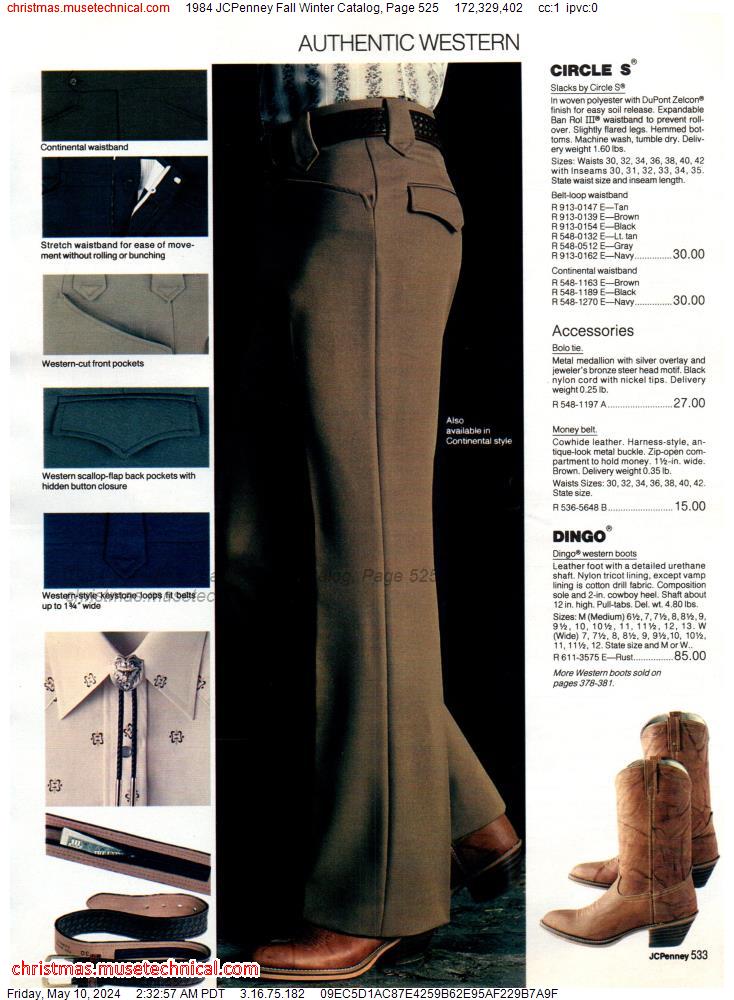 1984 JCPenney Fall Winter Catalog, Page 525