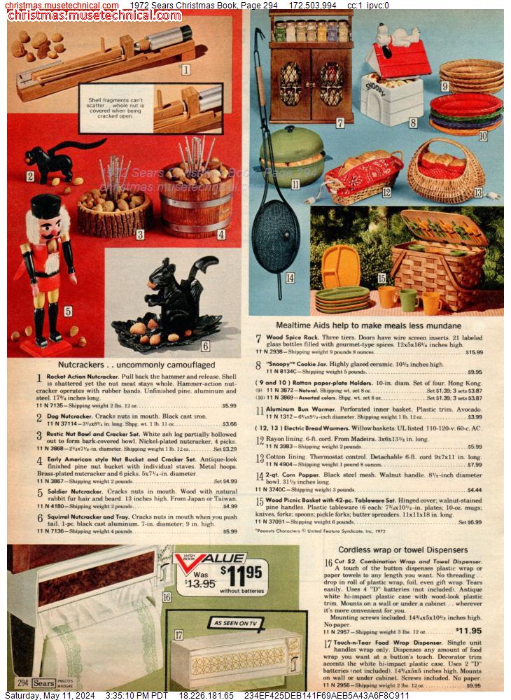 1972 Sears Christmas Book, Page 294