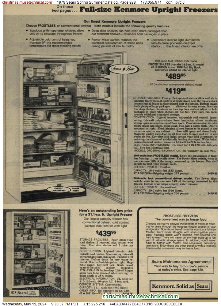 1979 Sears Spring Summer Catalog, Page 928