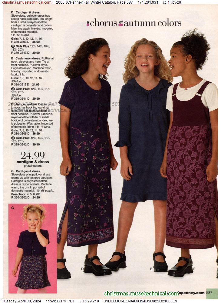 2000 JCPenney Fall Winter Catalog, Page 587