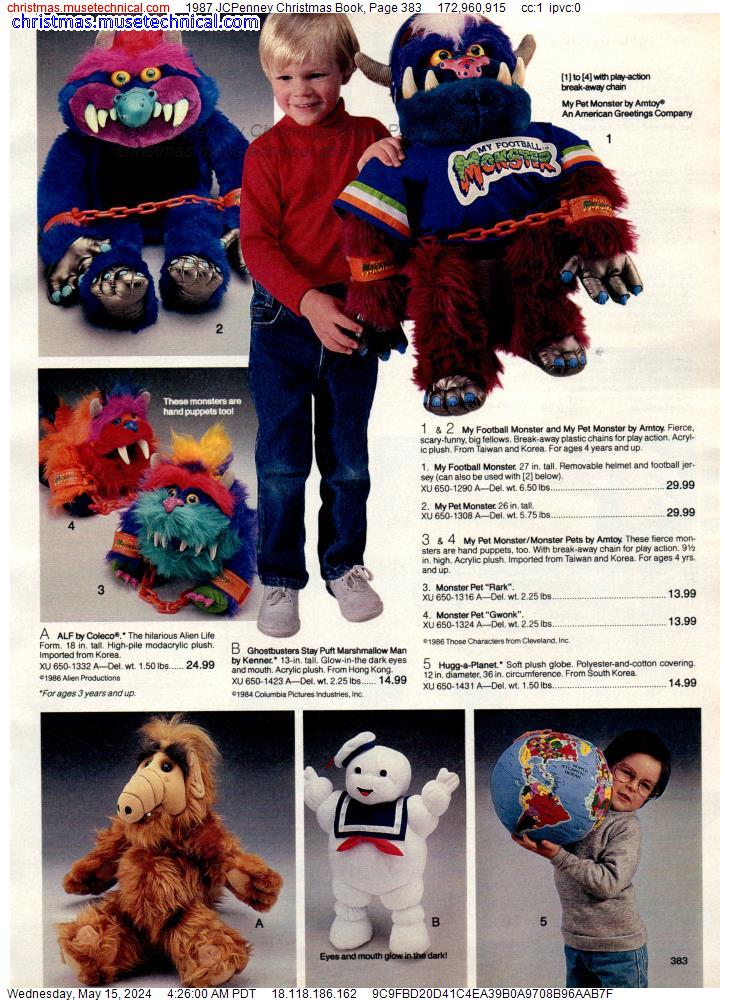 1987 JCPenney Christmas Book, Page 383