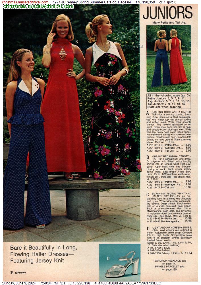 1974 JCPenney Spring Summer Catalog, Page 84