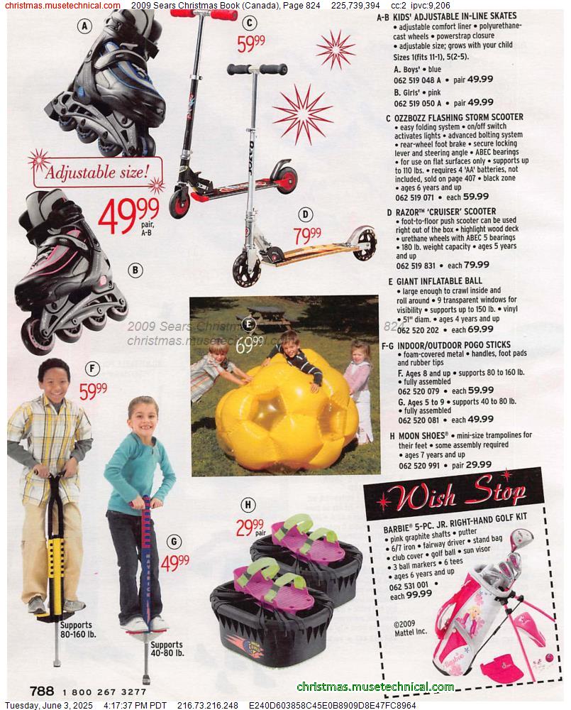 2009 Sears Christmas Book (Canada), Page 824