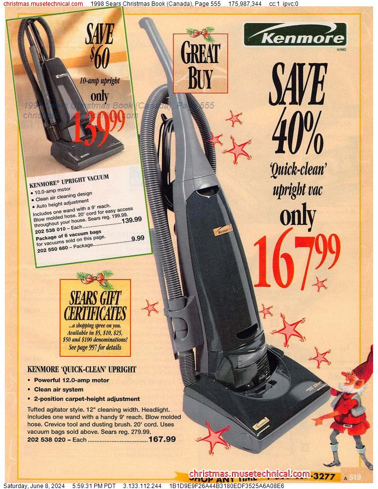 1998 Sears Christmas Book (Canada), Page 555