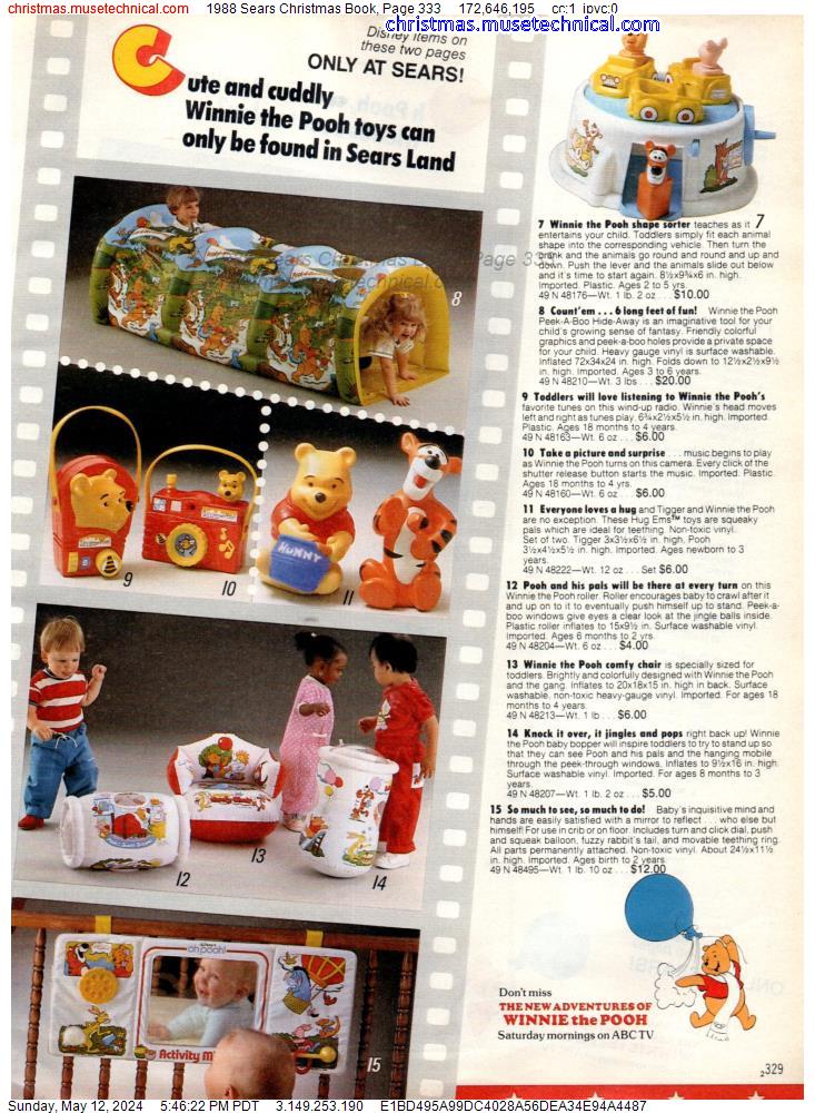1988 Sears Christmas Book, Page 333